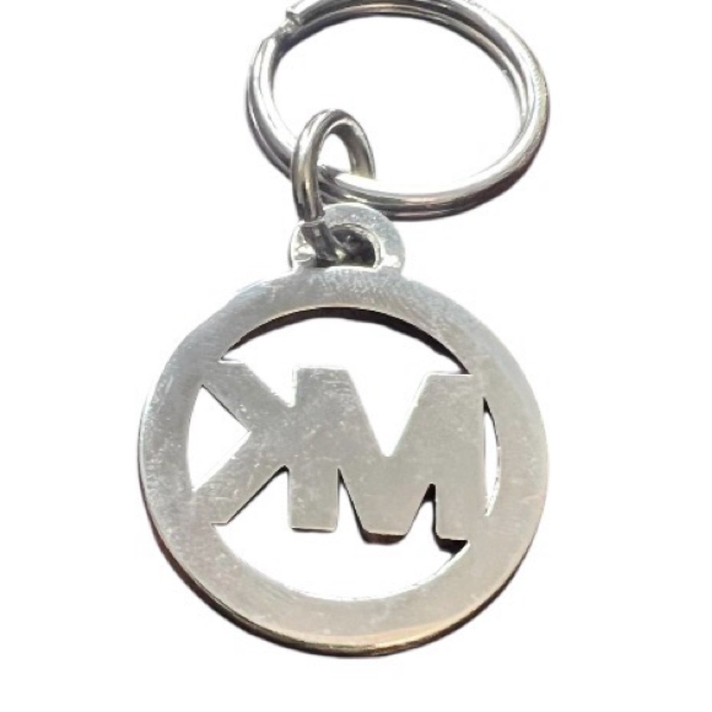 Michael Kors Silver MK Logo Keychain *SOLD* n/a - Picture 3 of 3
